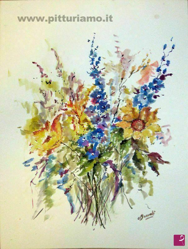 quadri in vendita online - mazzo di fiori