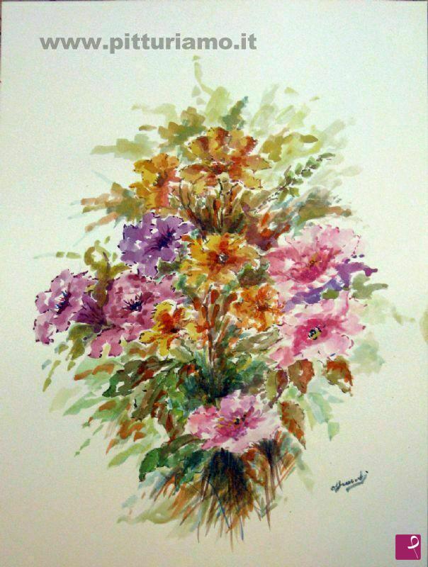 quadri in vendita online - mazzo di fiori