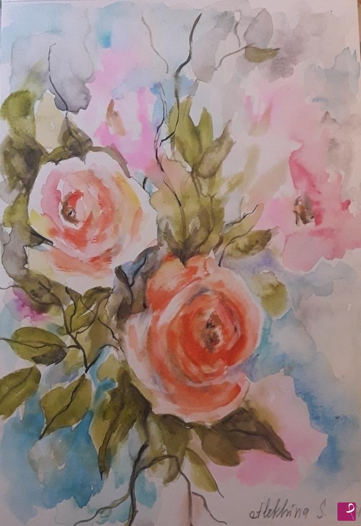 quadri in vendita online - Mazzo di fiori