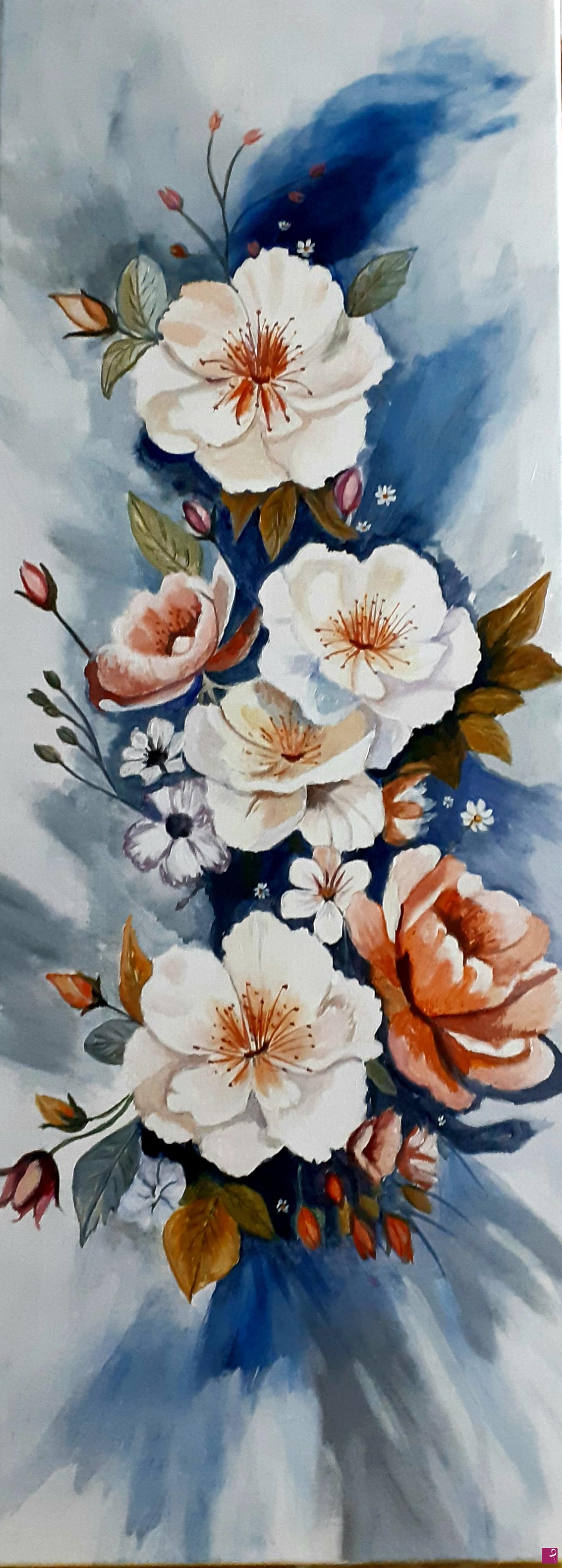 quadri in vendita online - Mazzo di fiori 