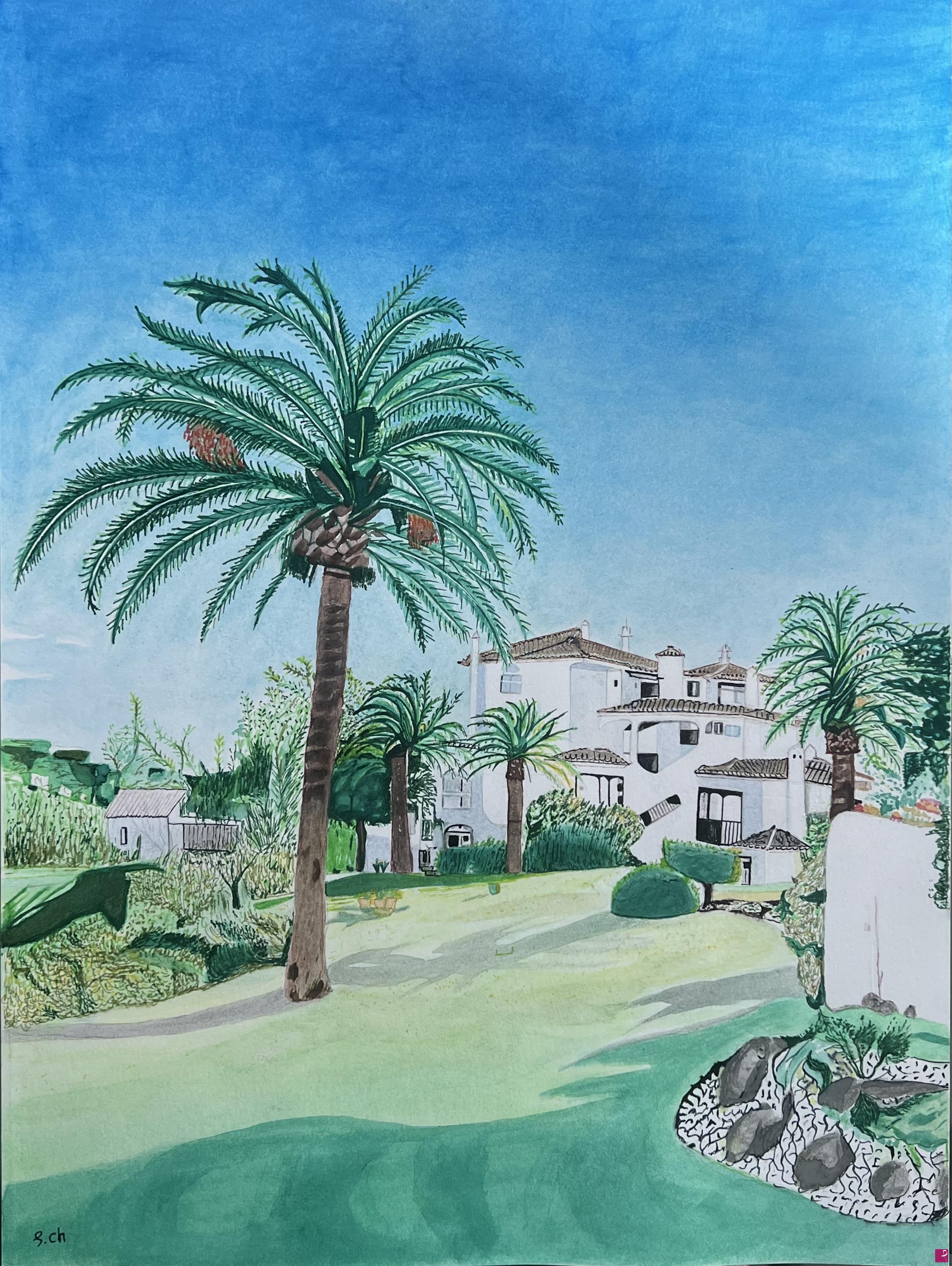 quadri in vendita online - Medieterrane villa