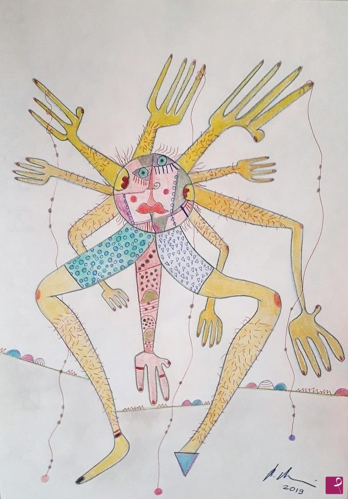 quadri in vendita online - Medusa- 2019