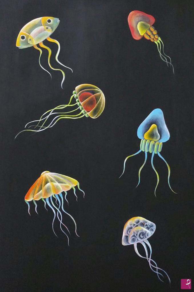 quadri in vendita online - Meduse fantasy
