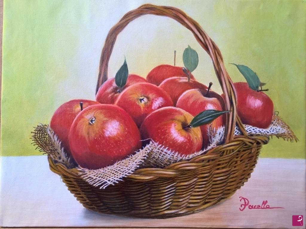 quadri in vendita online - Mele rosse
