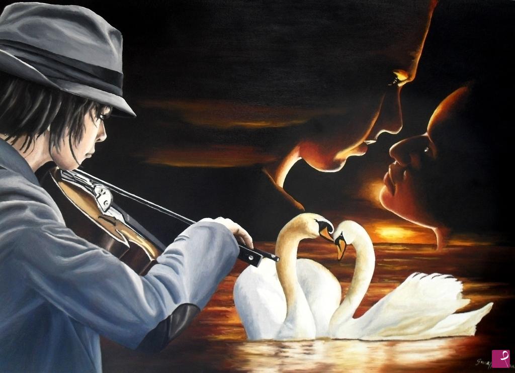 quadri in vendita online - Melodia d'amore