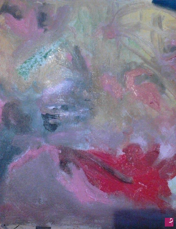 quadri in vendita online - Memento mori , in fiore (Olio su tela 2016