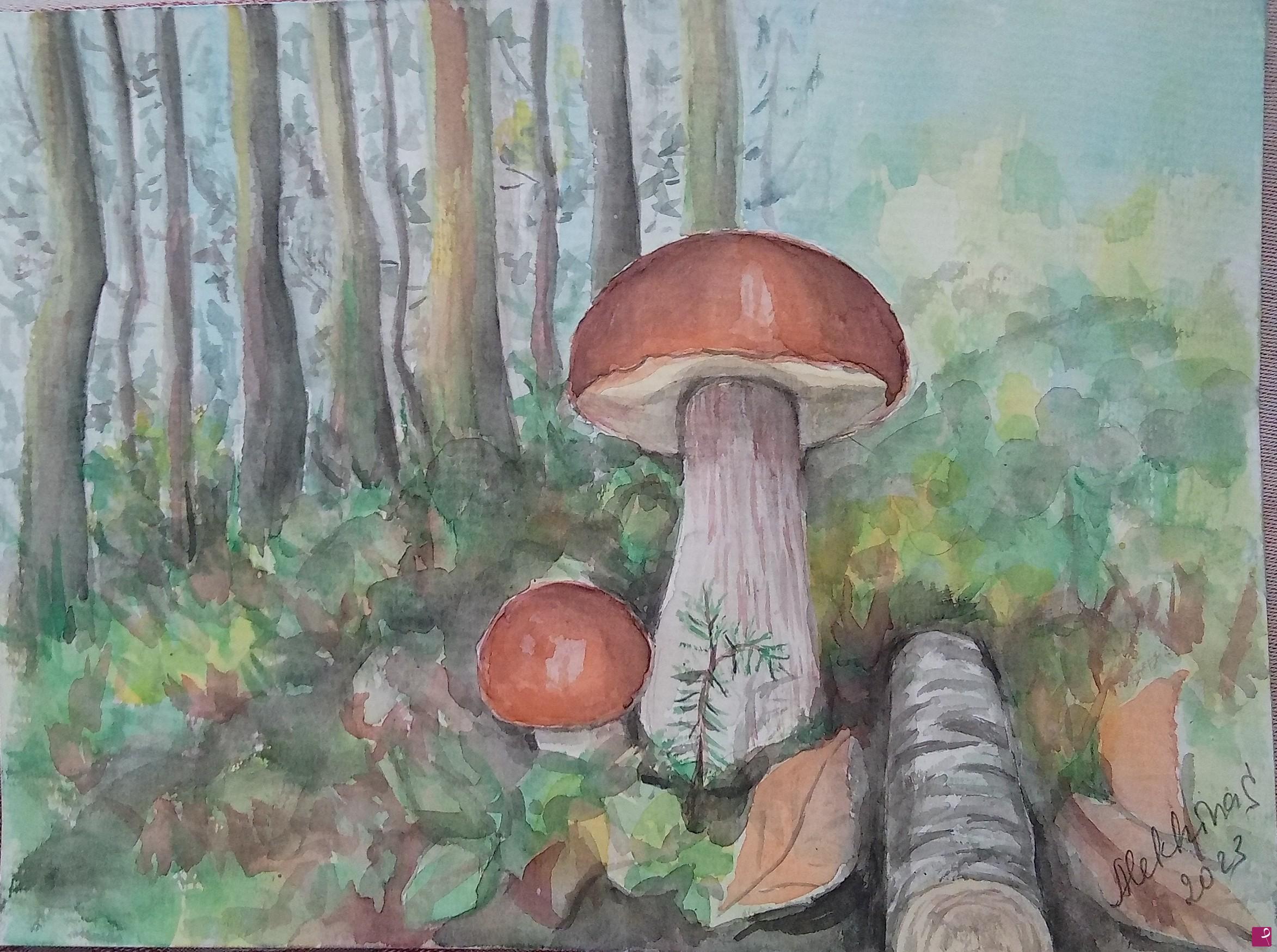 quadri in vendita online - Meraviglie del sottobosco