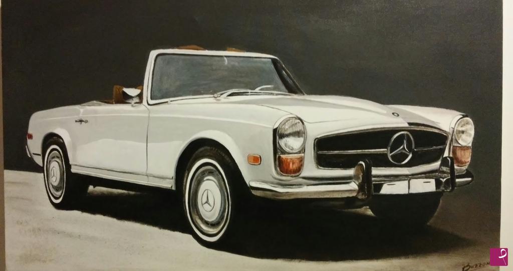 quadri in vendita online - Mercedes pagoda w113