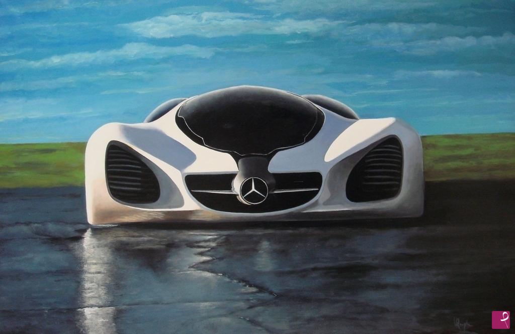 quadri in vendita online - Mercedes prototipo