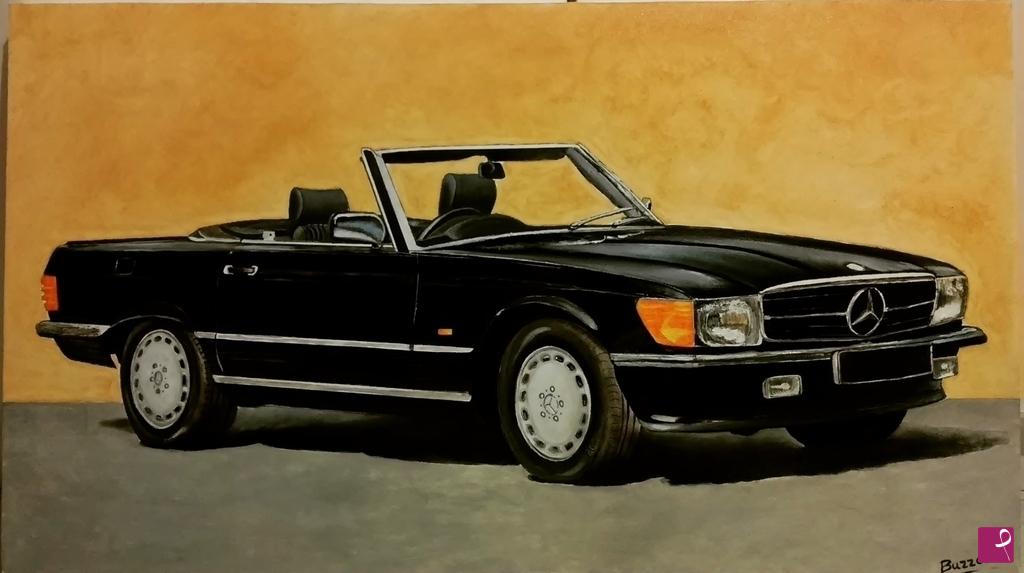 quadri in vendita online - Mercedes sl 560