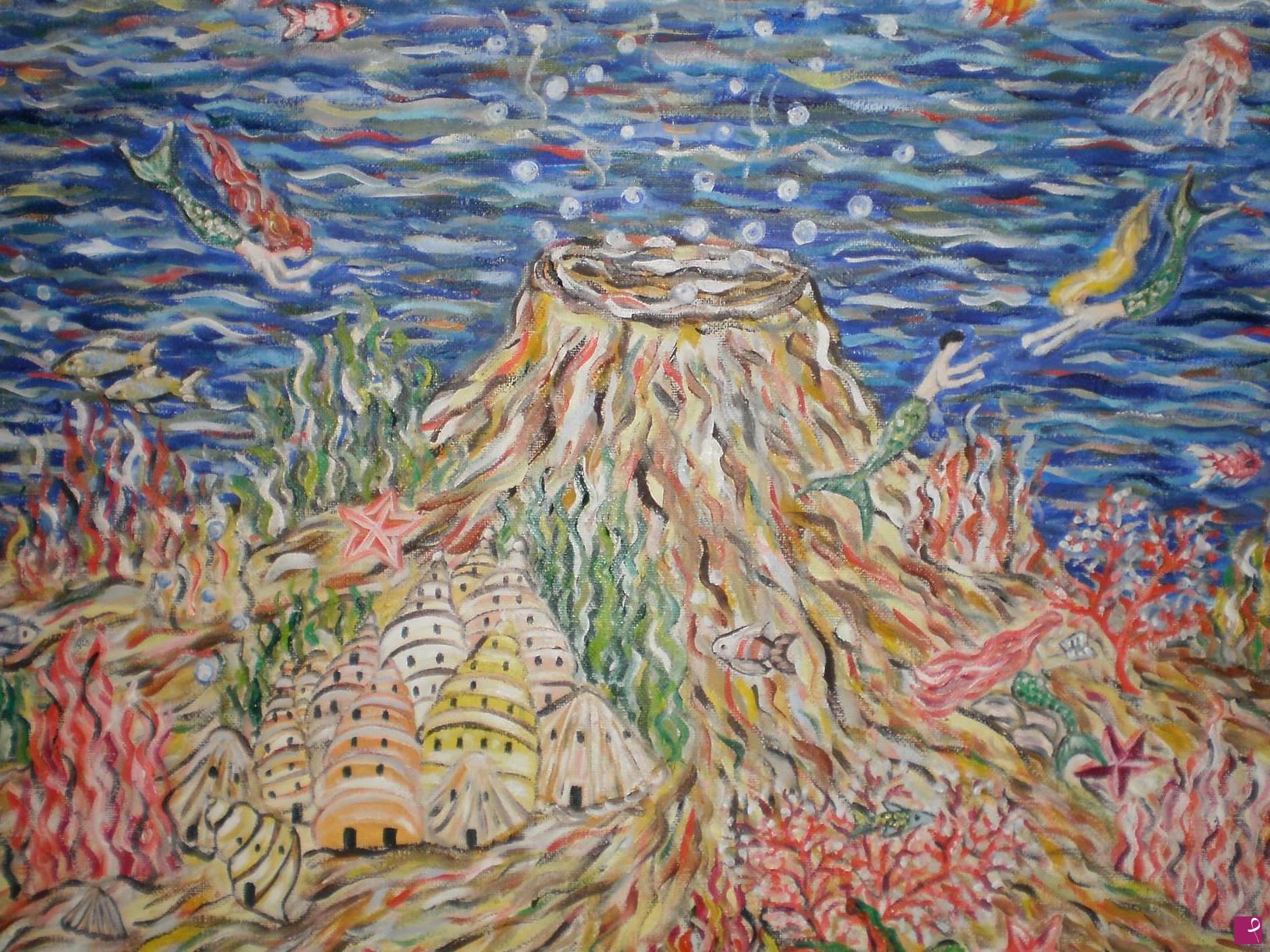 quadri in vendita online - Mermaids world