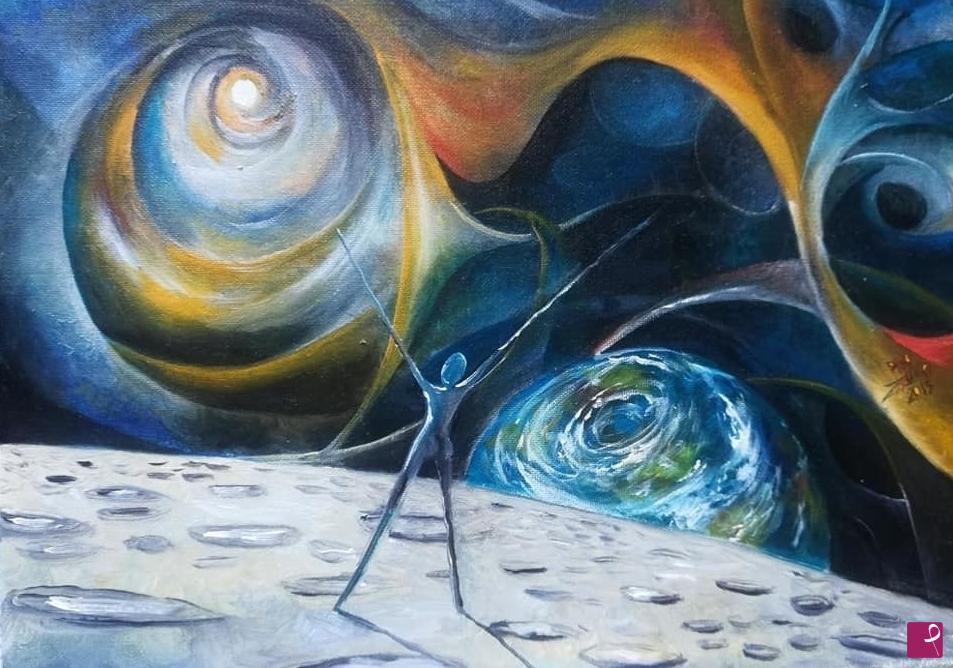 quadri in vendita online - "Metamorfosi" (No time, no space) (2015)