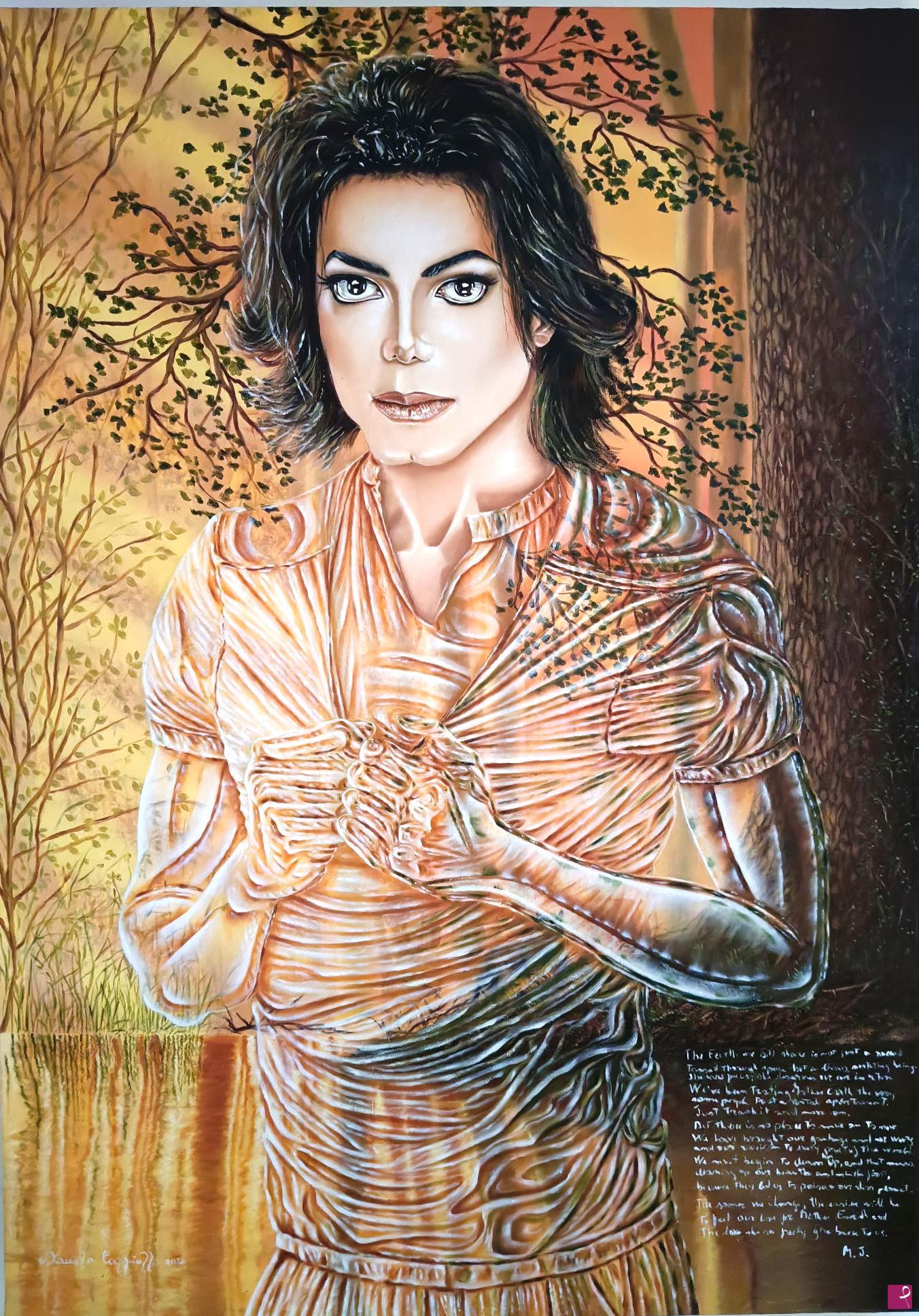 quadri in vendita online - Michael Jackson - Earth Song