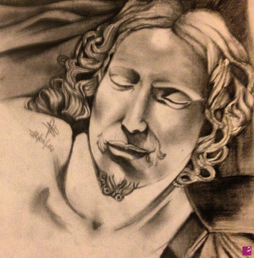 quadri in vendita online - Michelangelo's Jesus