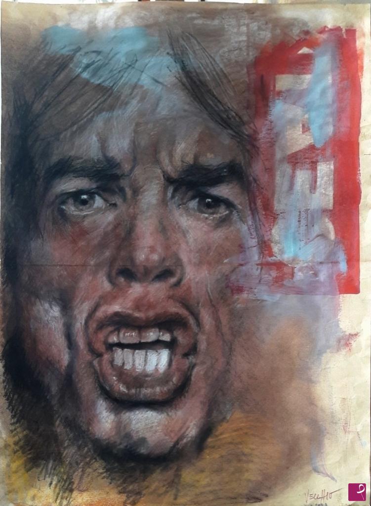 quadri in vendita online - Mick Jagger