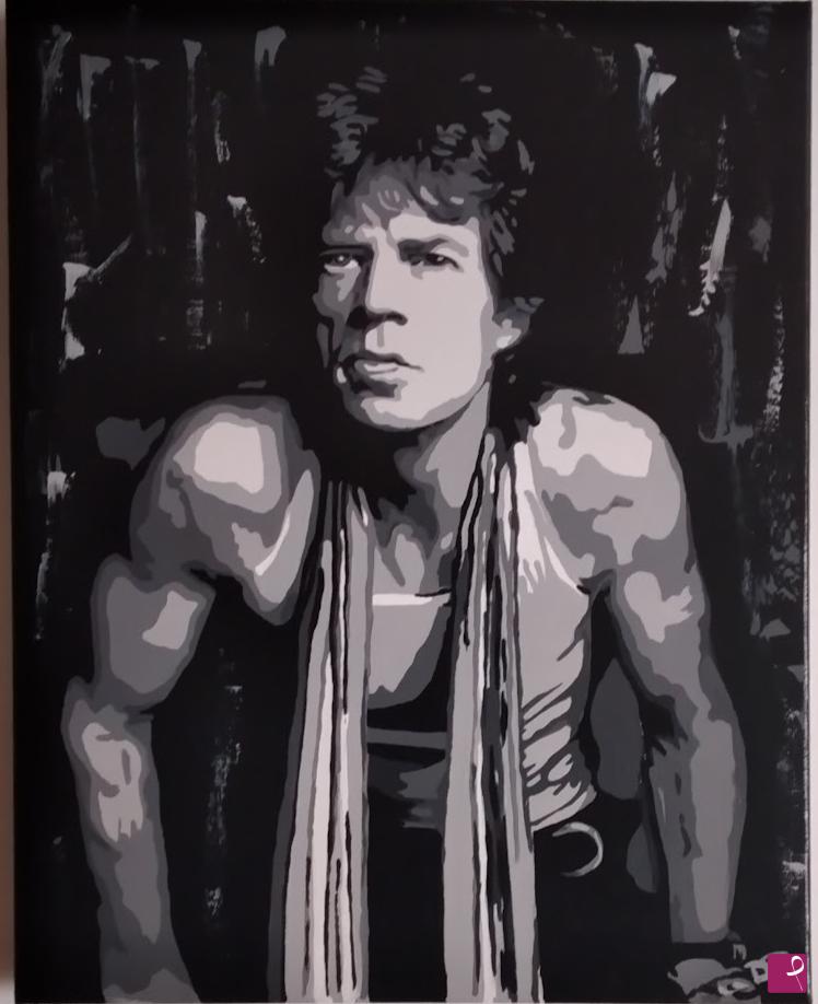 quadri in vendita online - Mick Jagger