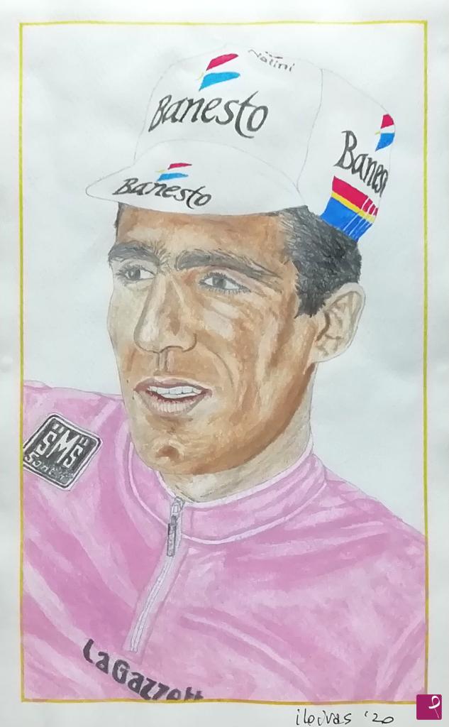 quadri in vendita online - Miguel "Miguelon" Indurain