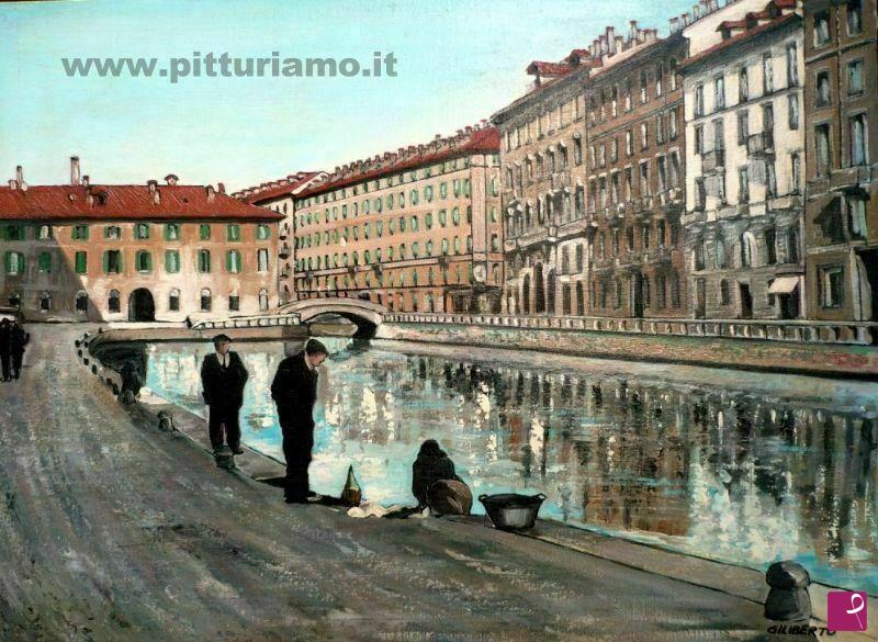 quadri in vendita online - Milano - Il tombone di san Marco