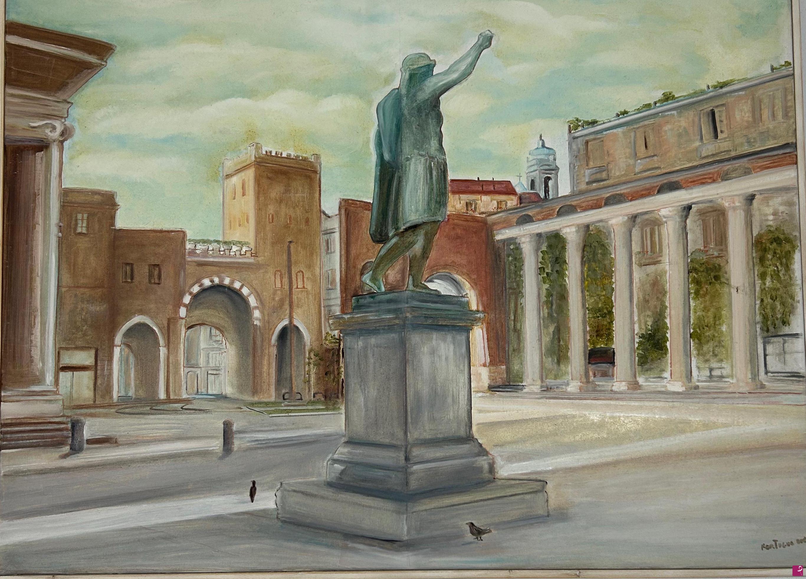 quadri in vendita online - Milano - Le Colonne di San Lorenzo 
