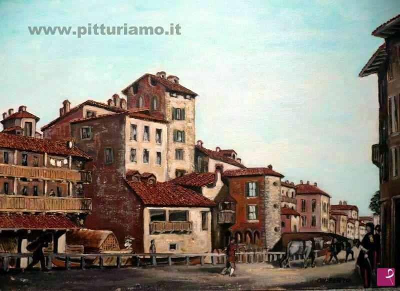 quadri in vendita online - Milano - Ponte di porta Ticinese