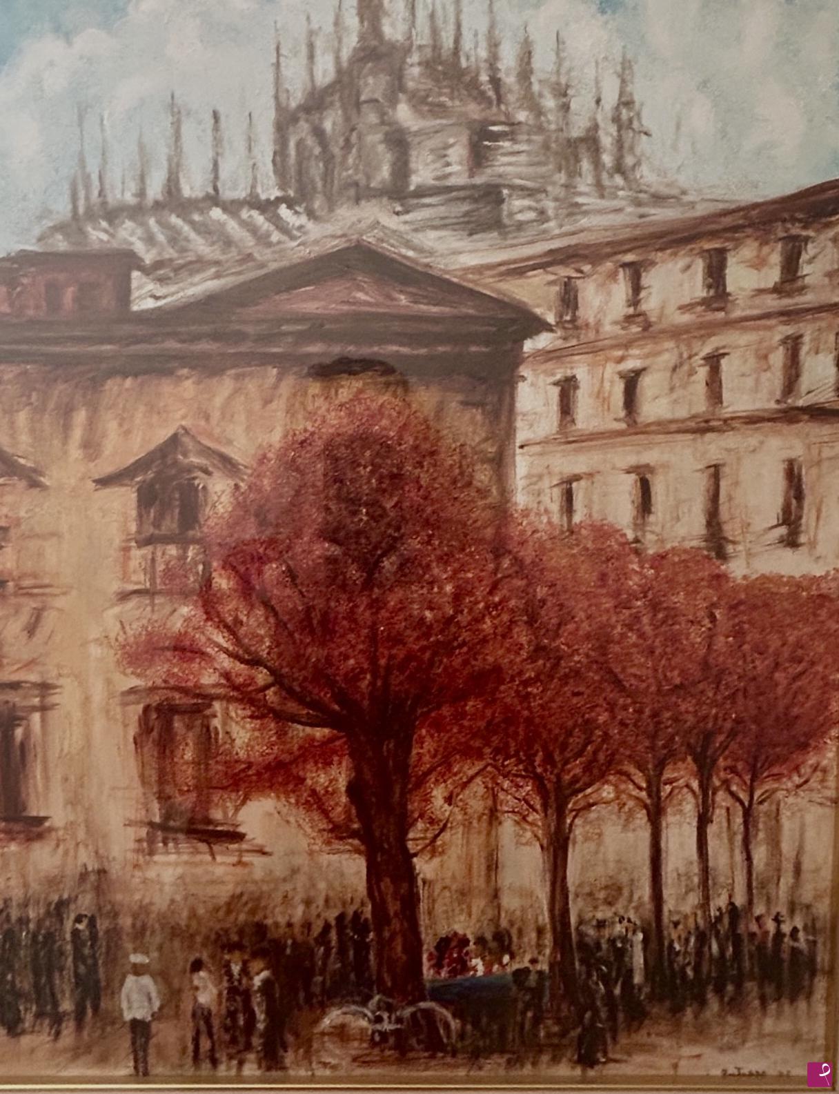 quadri in vendita online - Milano -Piazza Fontana 