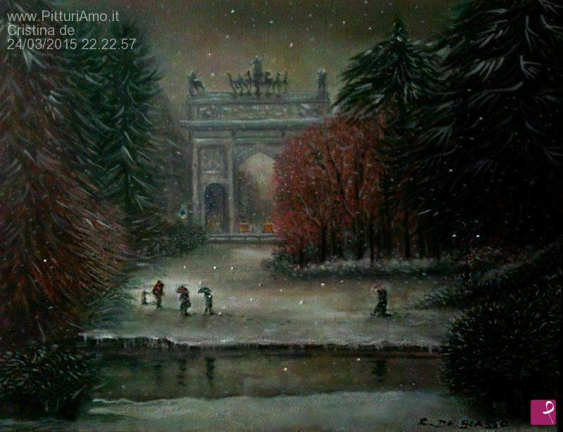 quadri in vendita online - Milano,Arco della Pace