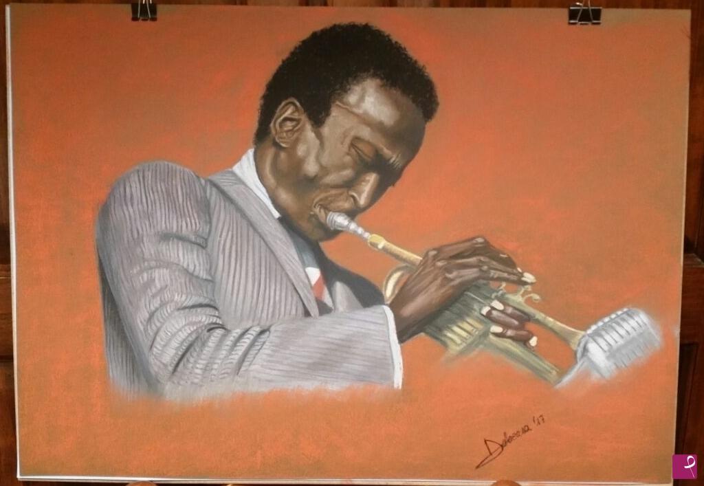 quadri in vendita online - Miles Davis