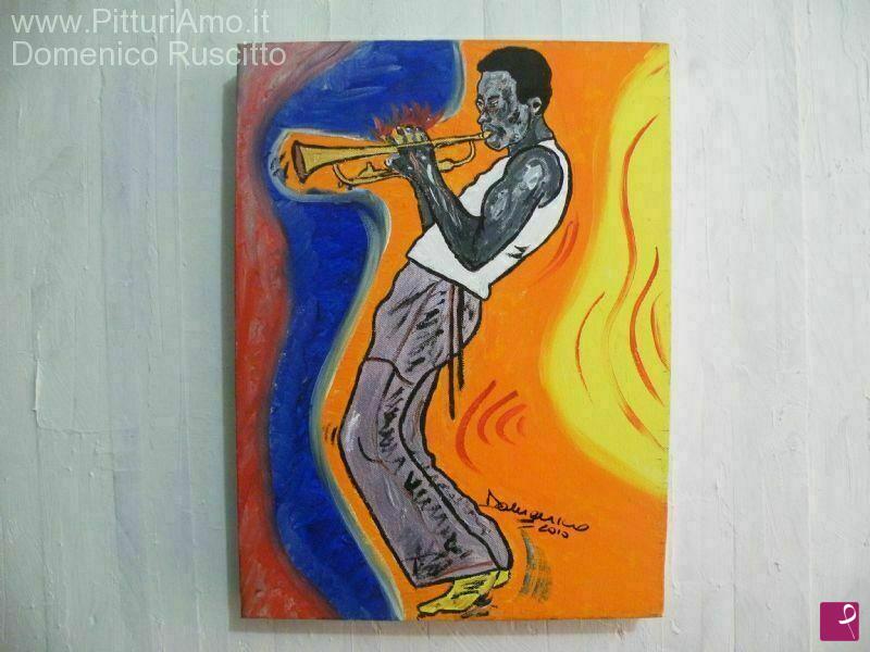 quadri in vendita online - Miles Davis