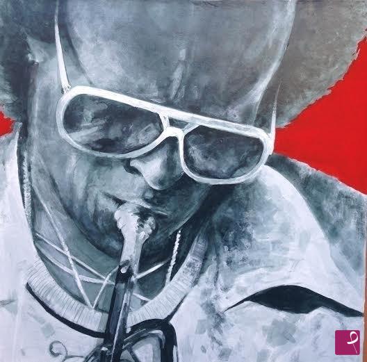quadri in vendita online - "Miles Davis"