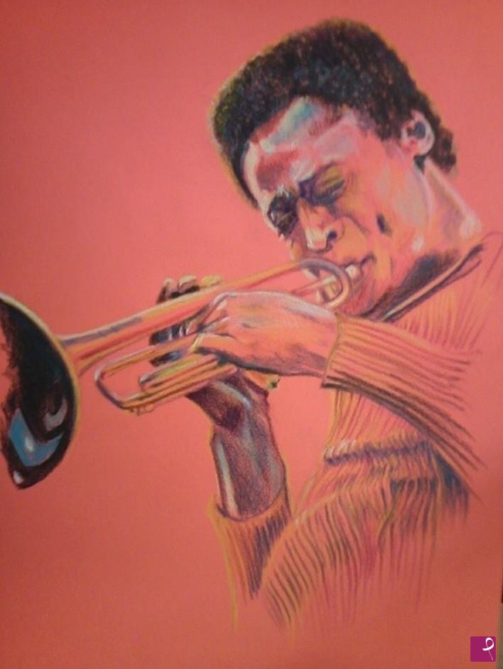 quadri in vendita online - Miles Davis
