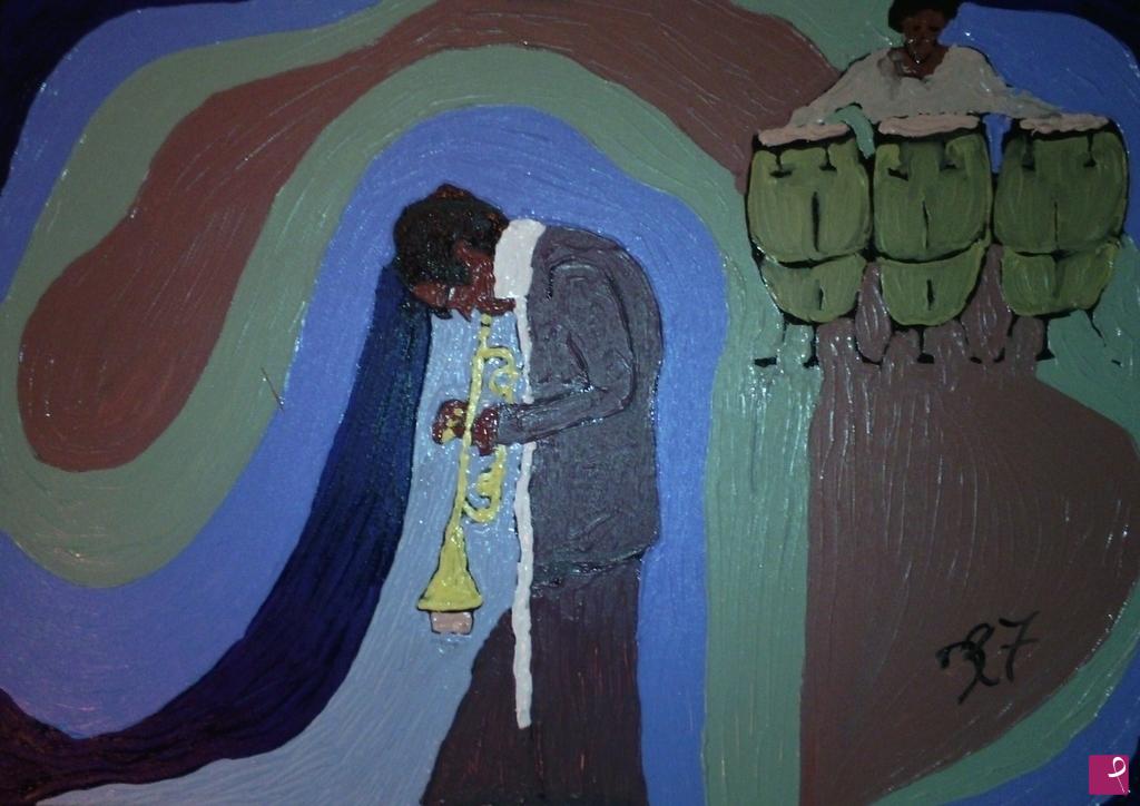 quadri in vendita online - Miles Davis (50x70; olio su tela)