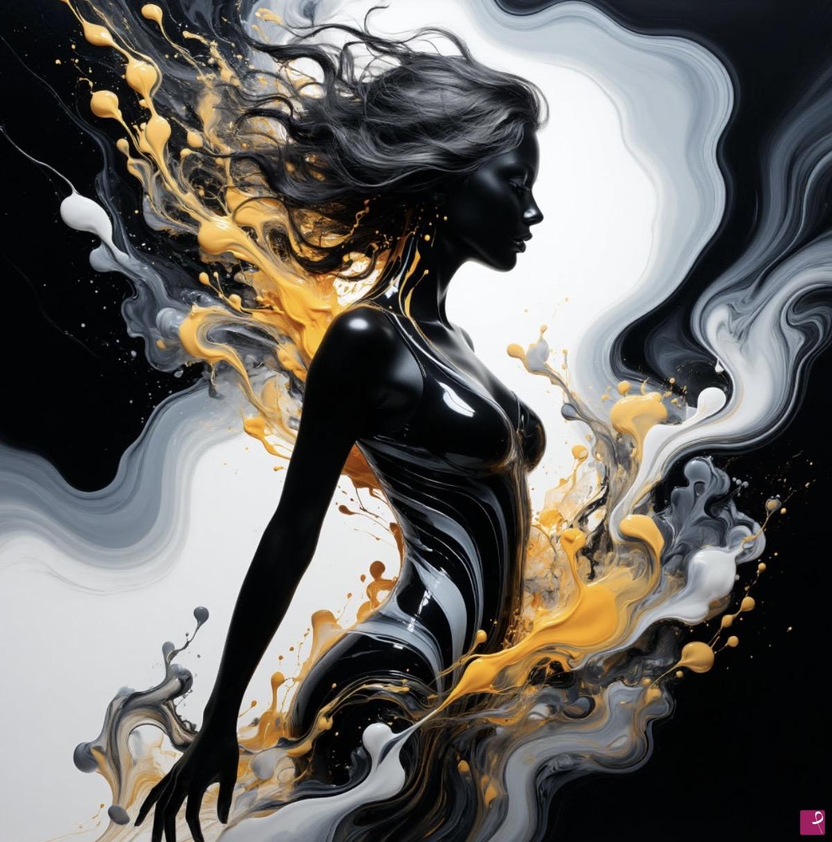quadri in vendita online - Milky woman 