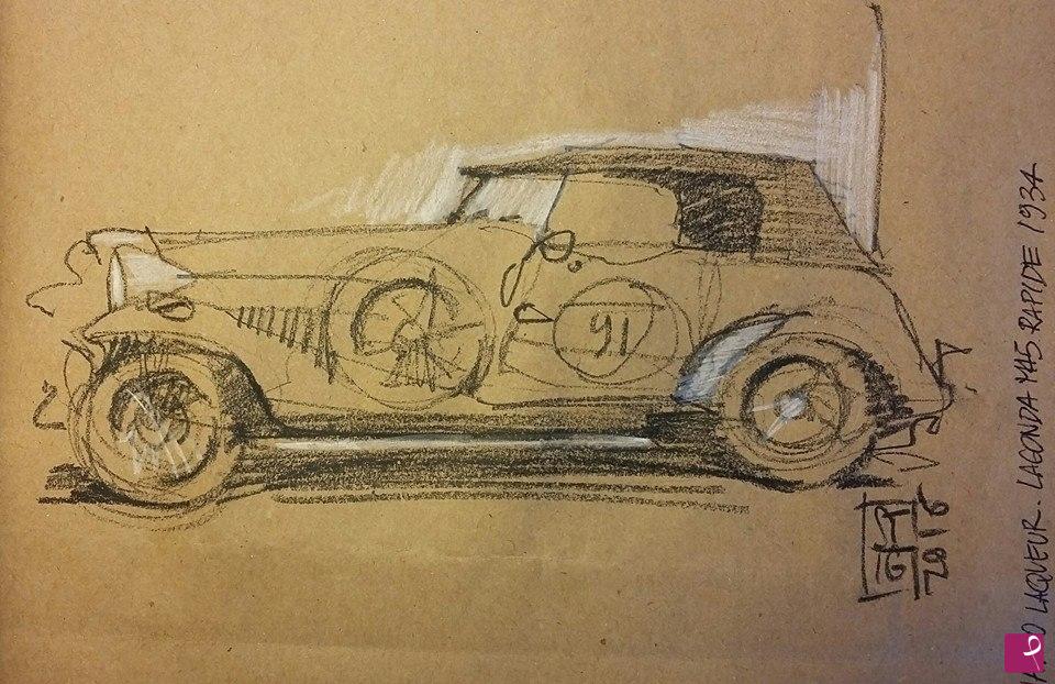 quadri in vendita online - Mille miglia 2