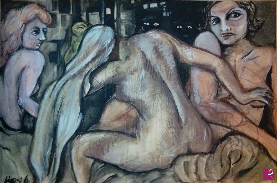 quadri in vendita online - Mimì Cocò e Degas