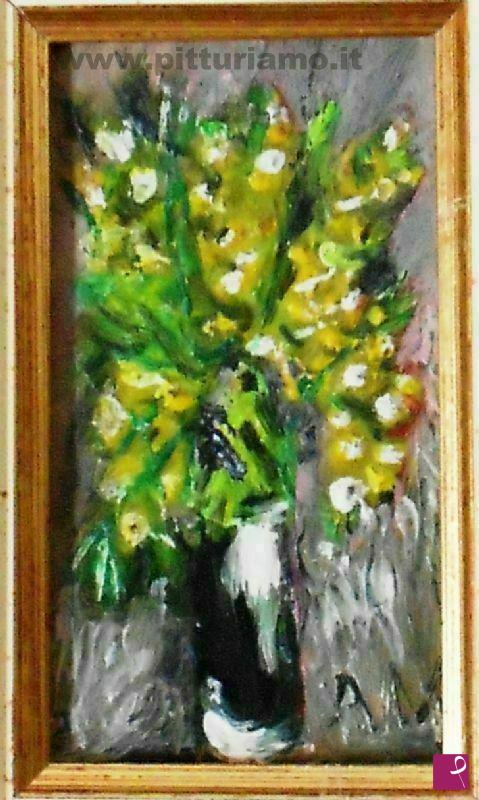 quadri in vendita online - Mimose