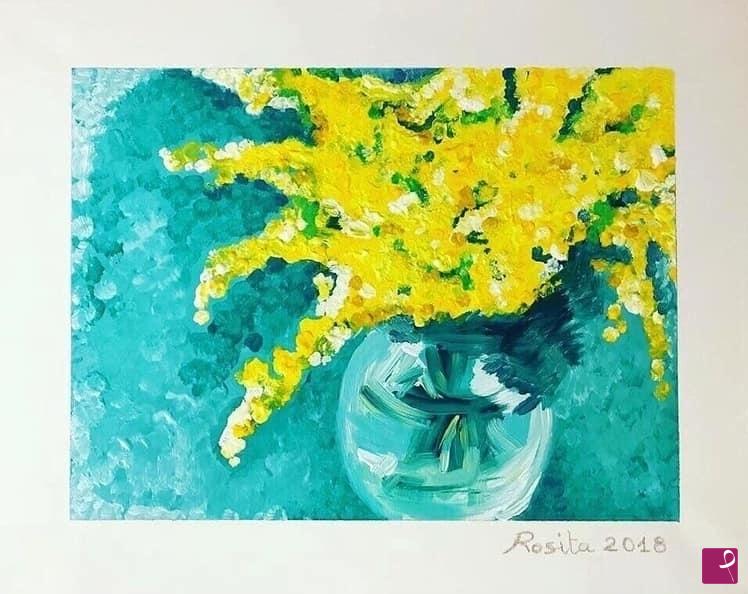 quadri in vendita online - mimose 