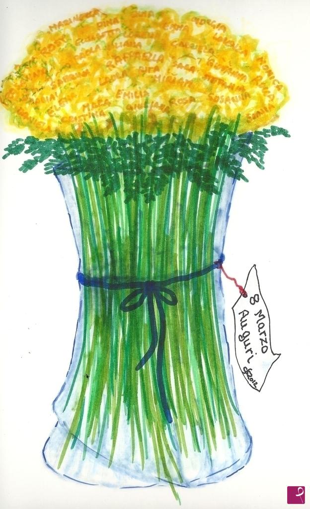 quadri in vendita online - mimose per le mie amiche