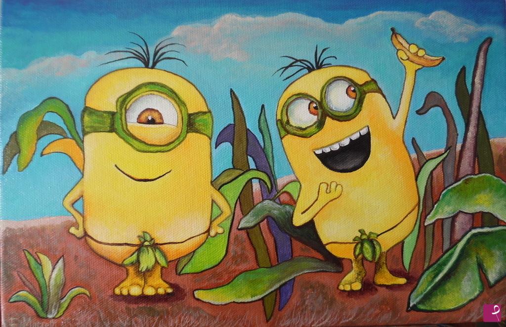 quadri in vendita online - Minions preistorici