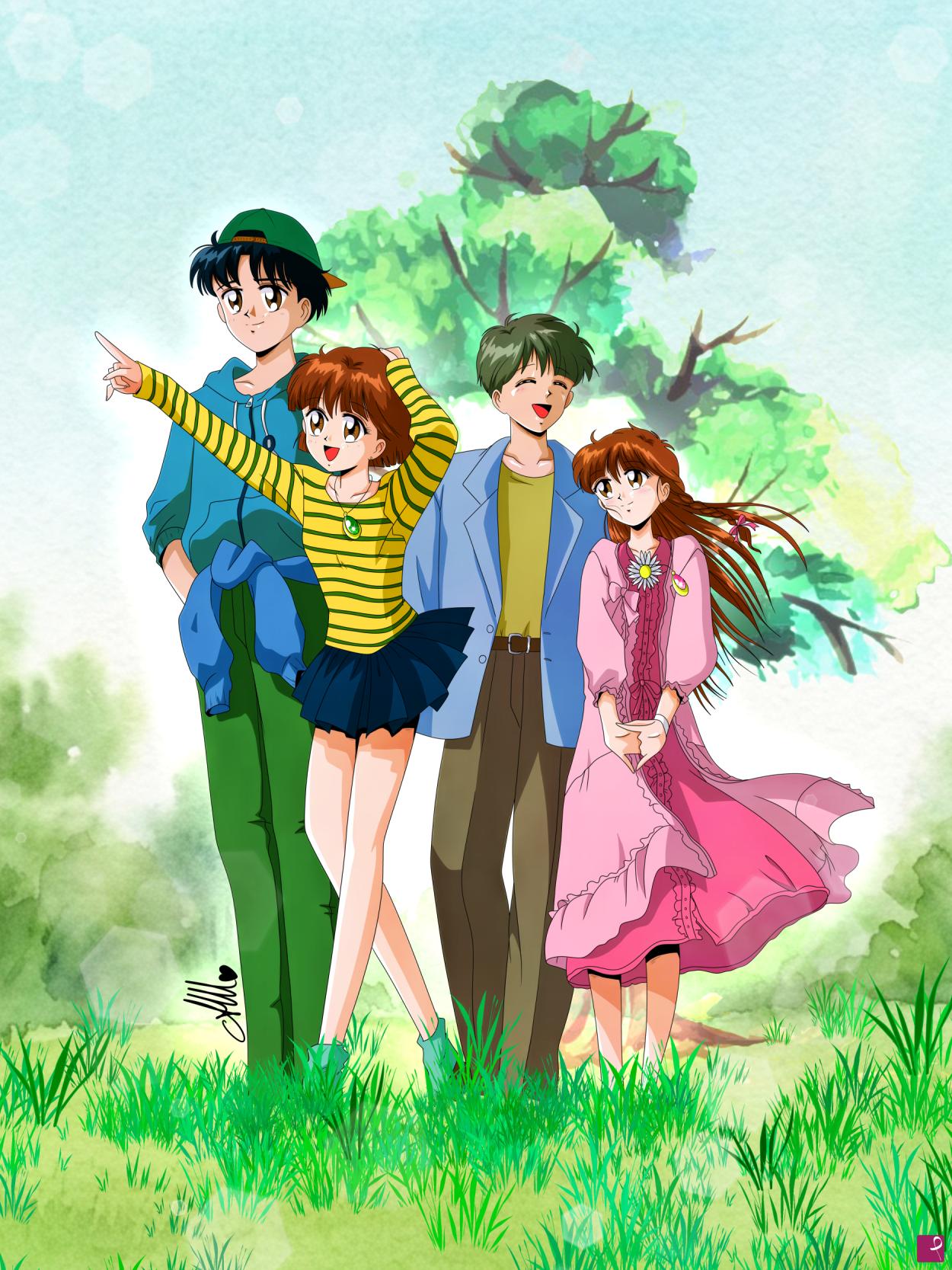 quadri in vendita online - Miracle Girls— Fanart dedicata a Terry e Maggie