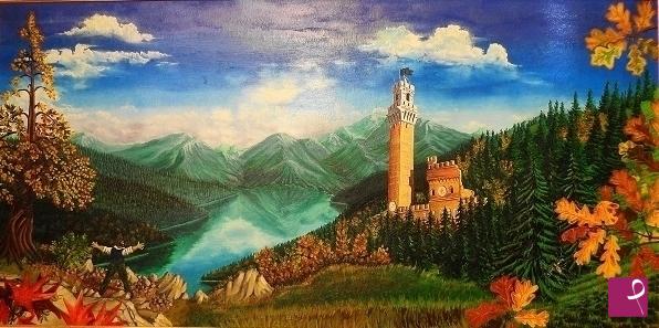 quadri in vendita online - Misantropo all'inizio del viaggio 1998     98013/AO