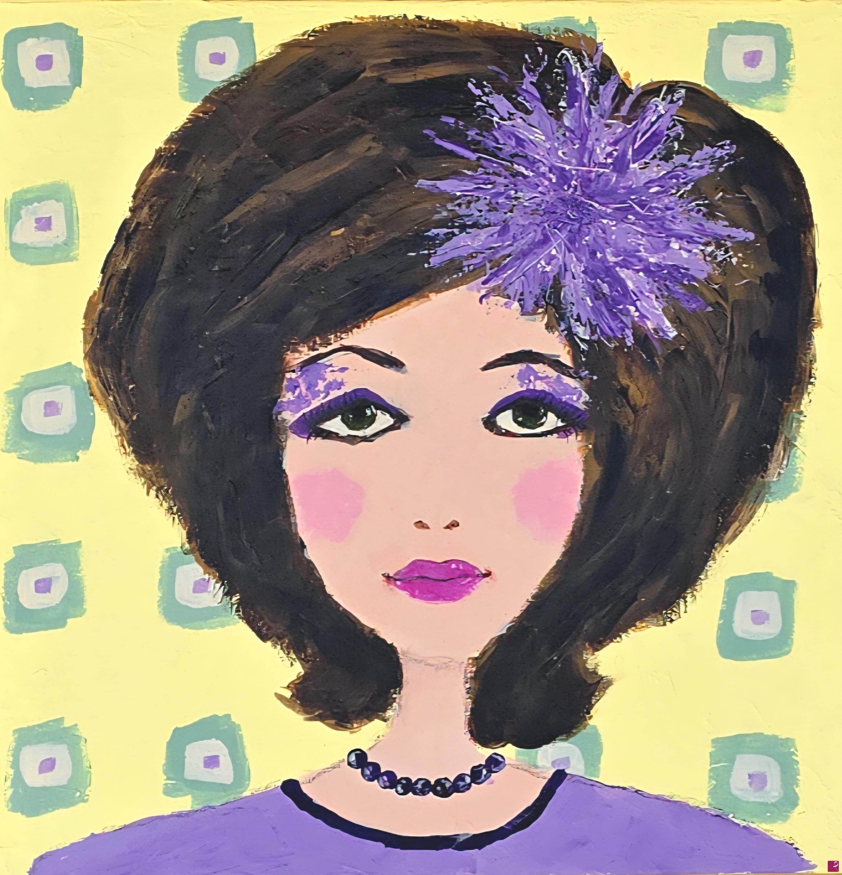 quadri in vendita online - Miss Lily