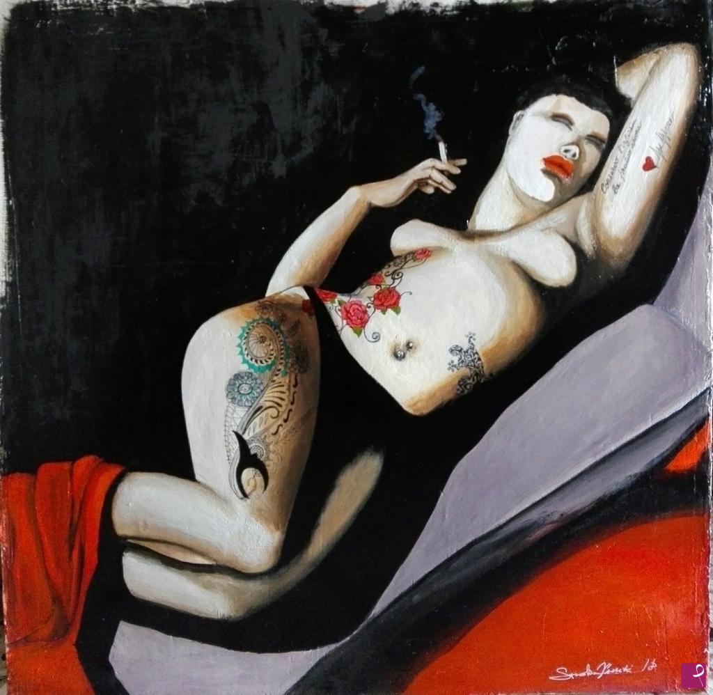 quadri in vendita online - Miss tatoo