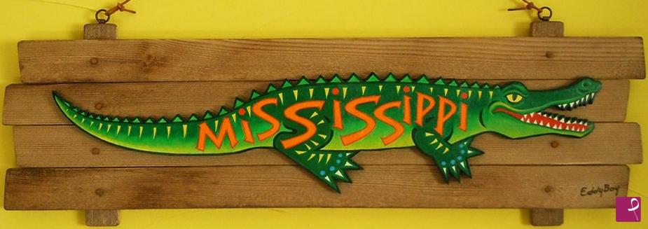 quadri in vendita online - Mississippi Gator