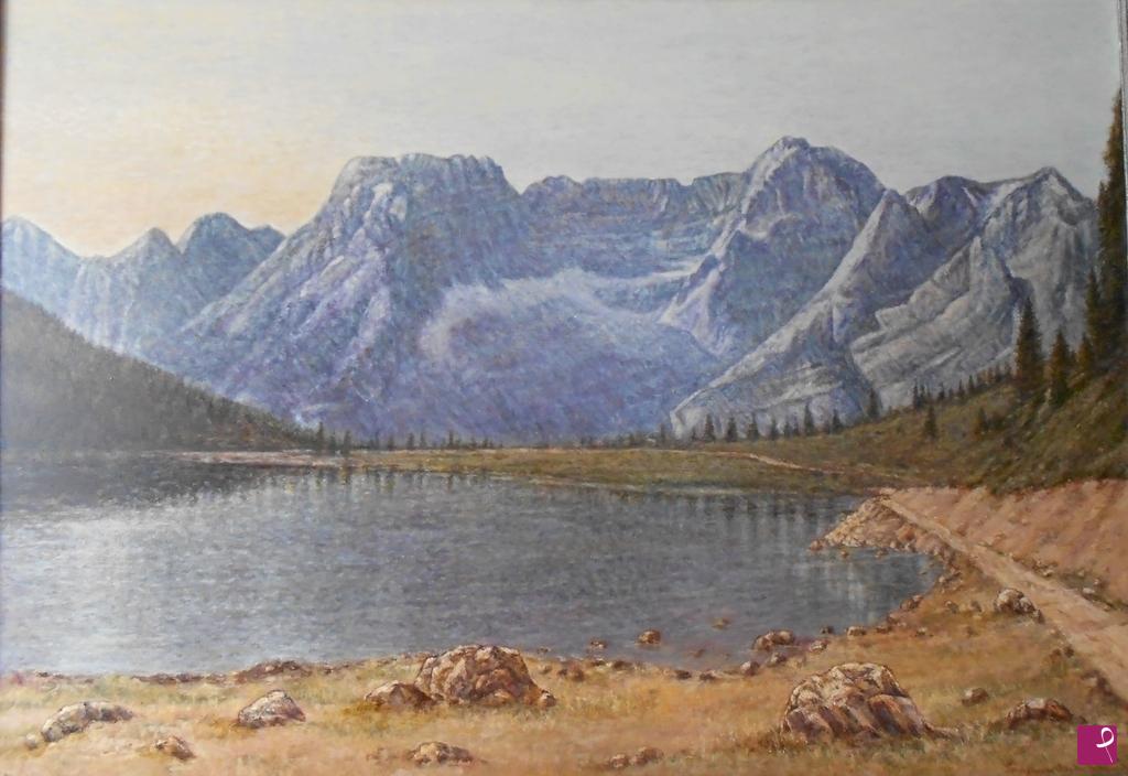 quadri in vendita online - Misurina con monte Sorapis