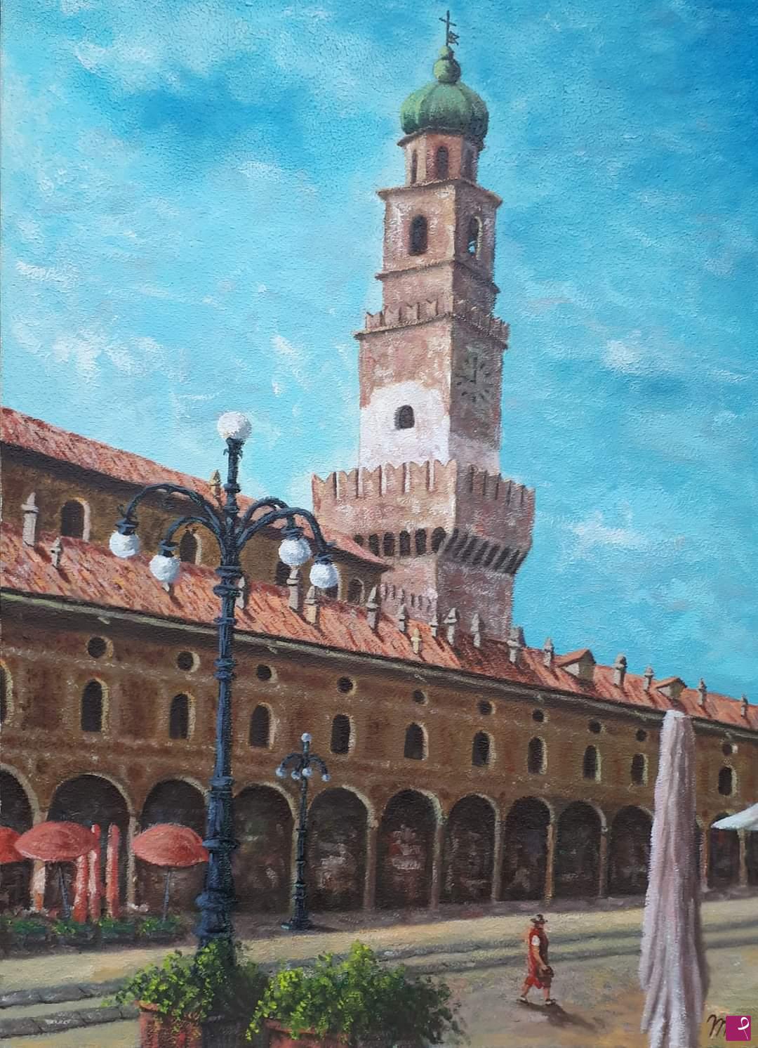 quadri in vendita online - MITICA PIAZZA 