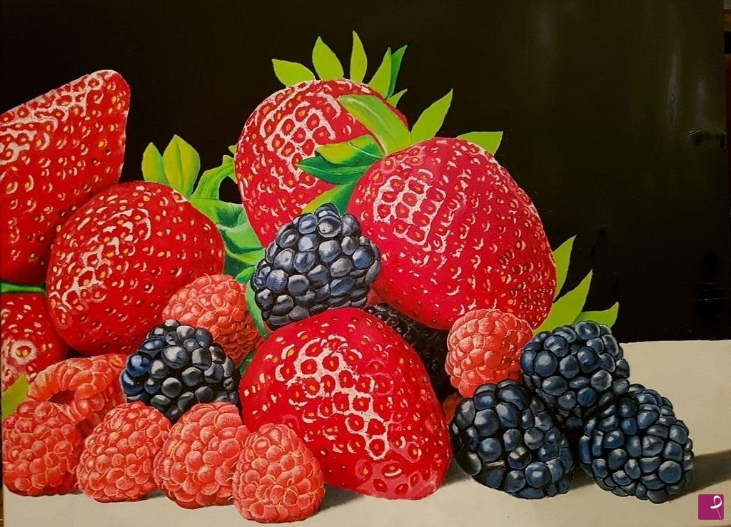 quadri in vendita online - Mix di frutti di bosco