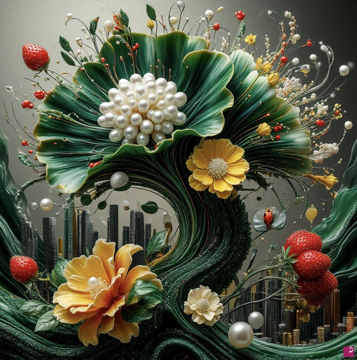 quadri in vendita online - Mix flowers 