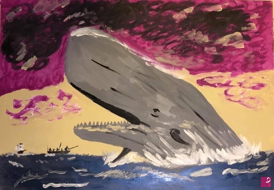 quadri in vendita online - Moby dick 