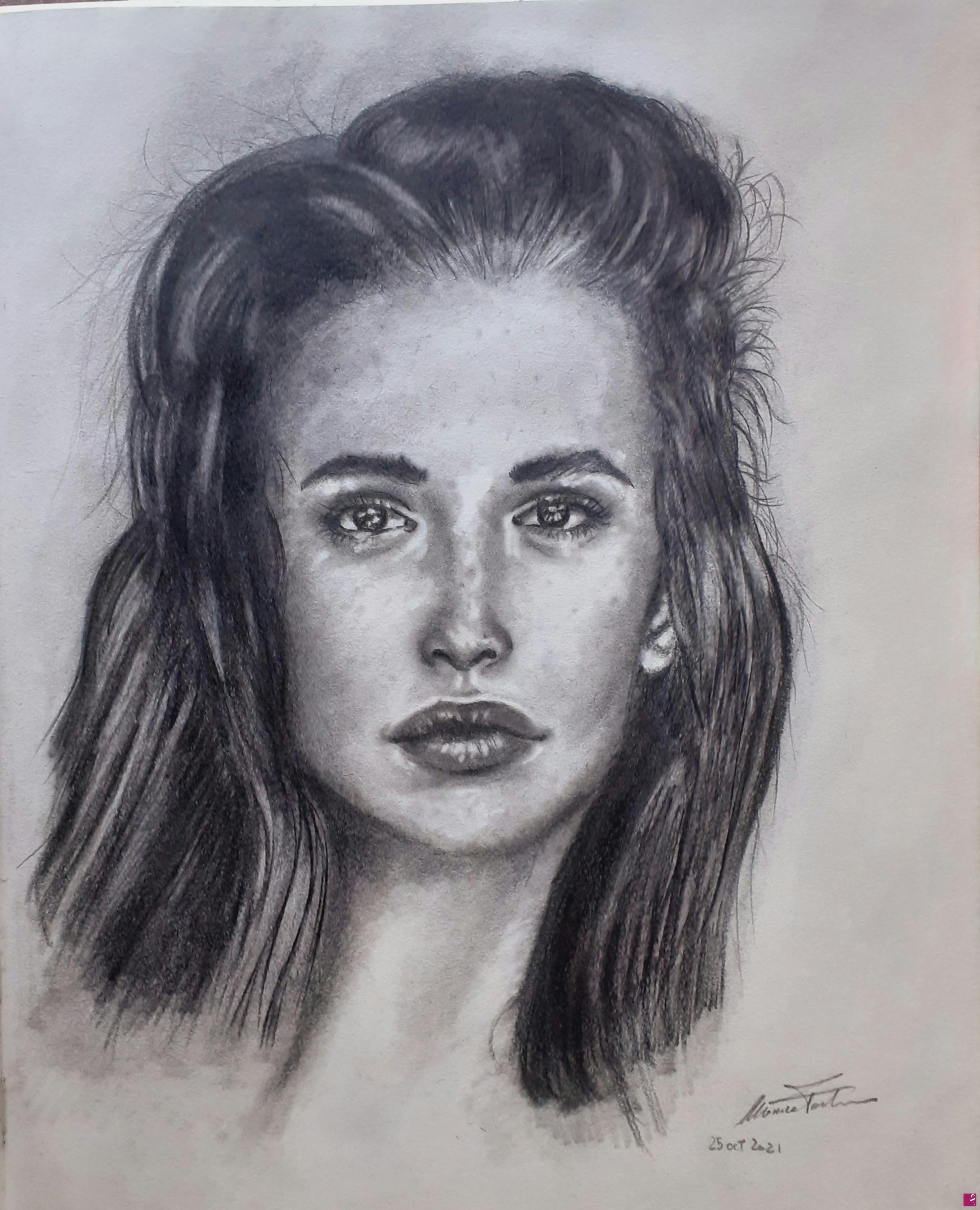 quadri in vendita online - Model Portrait