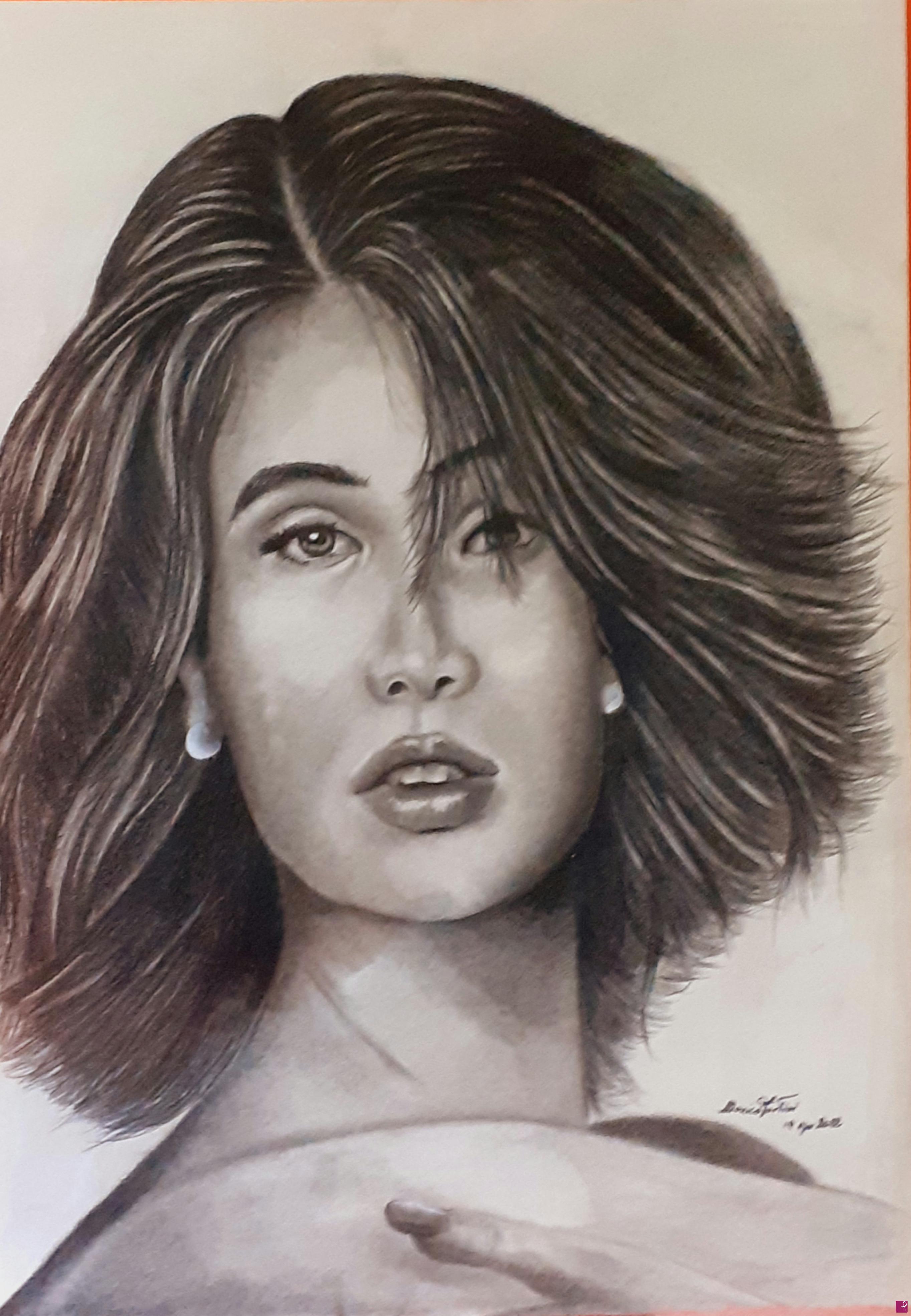 quadri in vendita online - Model portrait